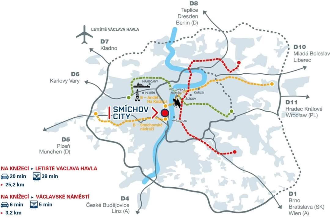 Smichov City Apartments Praga Esterno foto